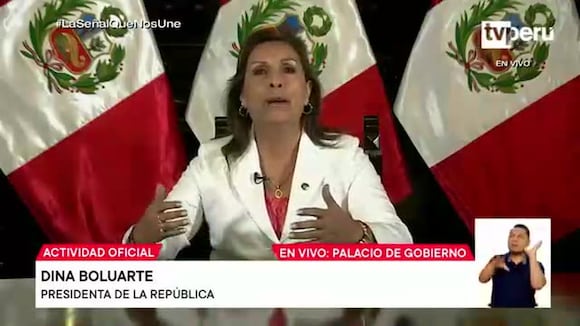 Dina Boluarte pide perdón por muertes en protestas