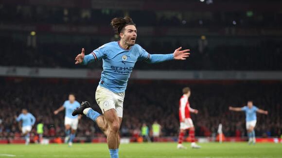 Jack Grealish marca el 2-1 de Manchester City vs. Arsenal. (VIDEO: ESPN)