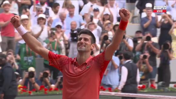 Novak Djokovic venció a Casper Ruud en la final de Roland Garros 2023. (Video: ESPN)