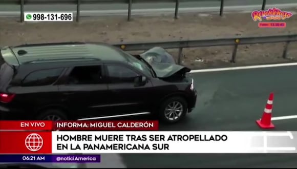Villa El Salvador: Hombre muere tras ser atropellado en la Panamericana Sur