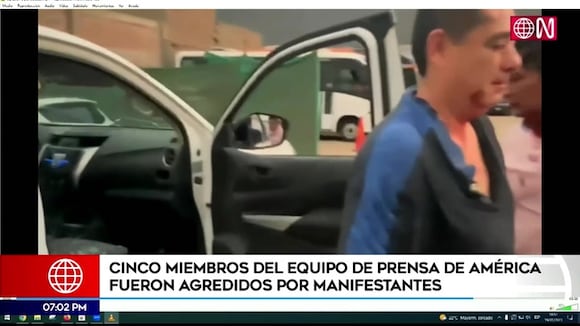 Testimonio de periodistas de América TV agredidos