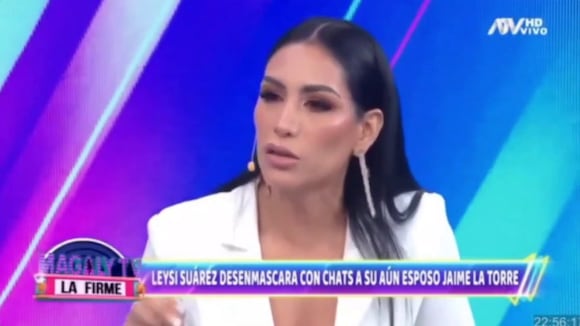 TROME - Leysi Suárez botó a su esposo