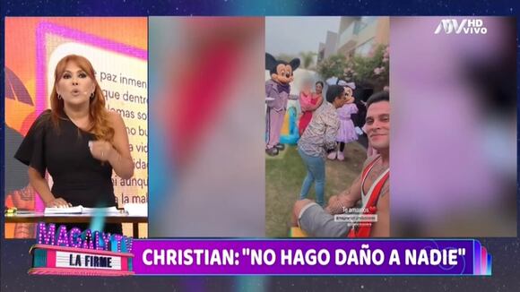 TROME - Christian celebra el cumple de su hija con Pamela y Magaly lo destruye: “Sus músculos son horrorosos, tiene una forma fea de cuerpo”