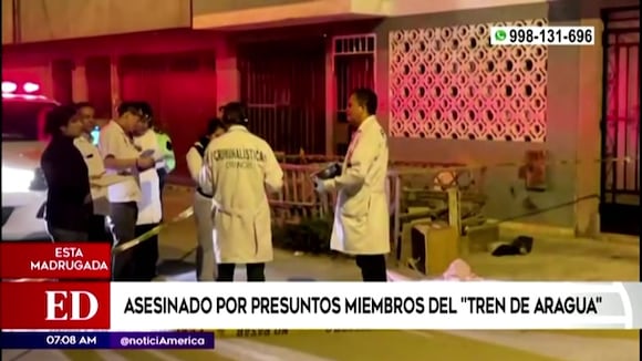 Asesinado por presuntos miembro del "Tren de Aragua"