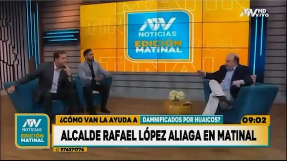 TROME | Rafael López Aliaga pierde los papeles en entrevista