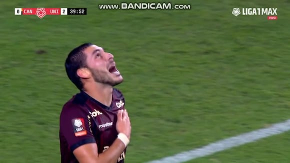 Marco Saravia anotó el 2-0 de Universitario vs. Cantolao. (Video: Liga 1 Max)