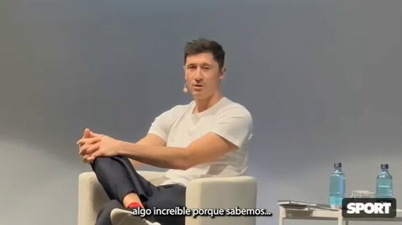 Robert Lewandowski habla sobre regreso de Lionel Messi a Barcelona (video: Sport)