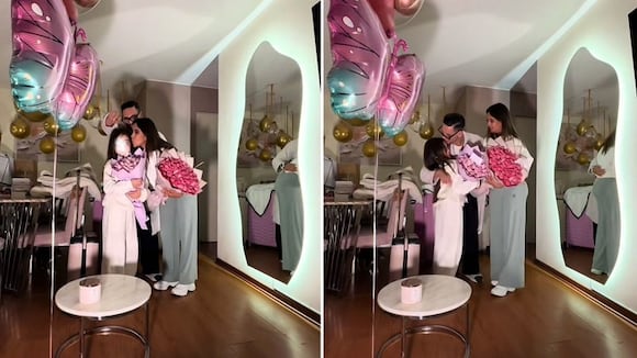 Anthony Sorprende A Melissa Paredes Y Su Hija