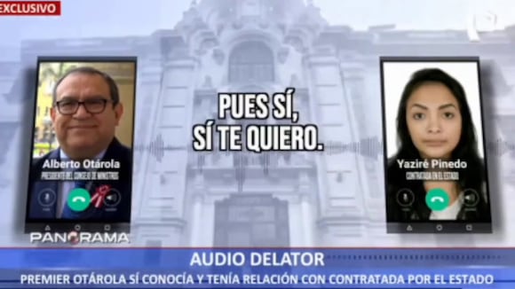 Audio de Alberto Otárola