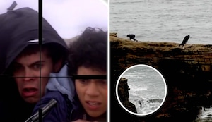 AFHS: Benjamín cae al mar tras recibir impacto de bala