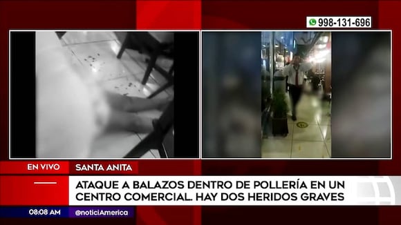 Sicarios abren fuego en centro comercial