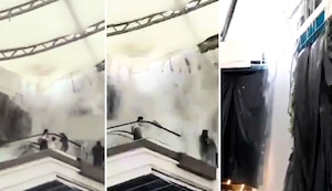 Colapso de techo en centro comercial de México deja cinco heridos