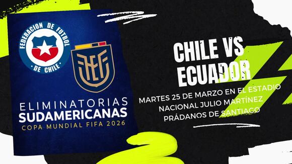 Chile vs Ecuador por la fecha 14 de las Eliminatorias Sudamericanas 2026