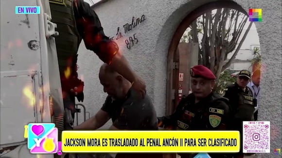 TROME - Jackson Mora es trasladado al penal de Ancón II para ser clasificado: “Soy inocente”
