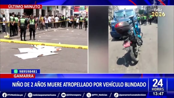 TROME - Muere menor atropellado en Gamarra