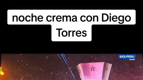 TROME | Presentación de Diego Torres en la Noche Crema (TikTok)