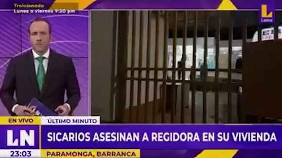 Sicarios asesinan a regidora de Paramonga que juró al cargo hace una semana