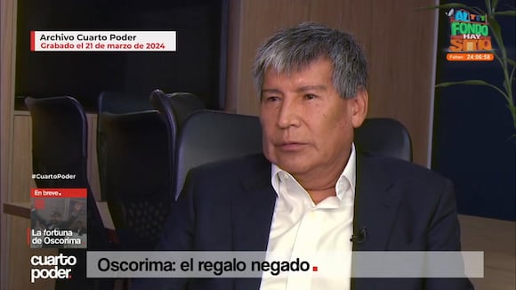 Declaraciones de Oscorima sobre Caso Rolex