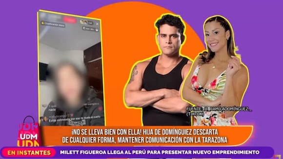 TROME - Hija de Domínguez manda misil a Karla Tarazona