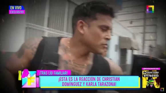 TROME - Domínguez y su fuerte reacción tras pronunciarse sobre su hija: “No tengo que hablar con ustedes. Hoy ni nunca”