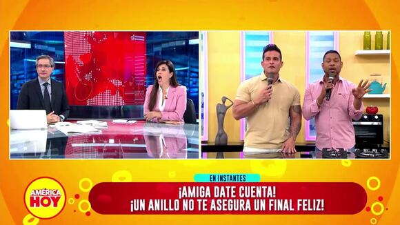 Brunella Horna sorprendida por 'regalo' de Edson Dávila