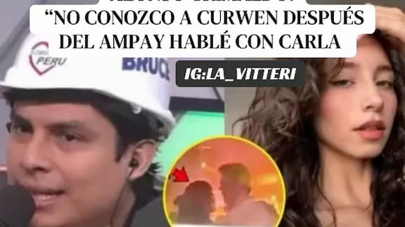 TROME - Alonso Grimaldo revela qué hizo tras el ampay con Carla Campos-Salazar