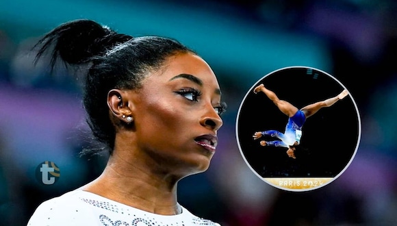 Simone Biles sufrió esta caída que le quitó el oro olímpico en viga (Video: Claro Sports)