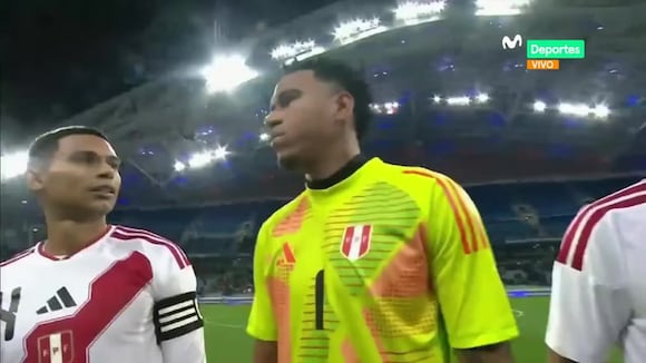 Himno Nacional de Perú ante Chile en amistoso. (Video: Movistar Deportes)