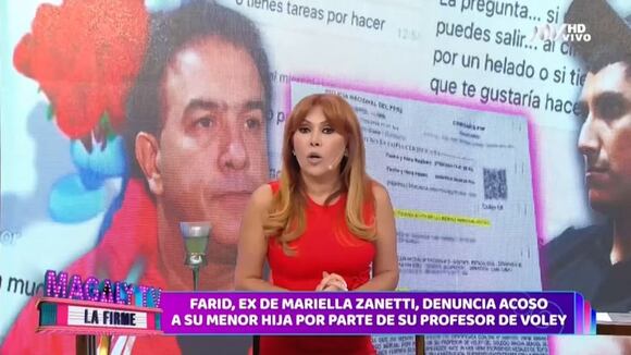 TROME - Farid Ode denuncia a profesor de su hija de 13 años por acoso y muestra chats: Le escribía de madrugada