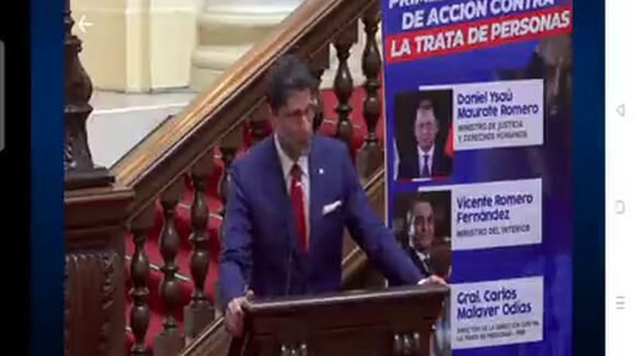 TROME | Sound of Freedom: Eduardo Verástegui en el Congreso de Perú (Twitter)