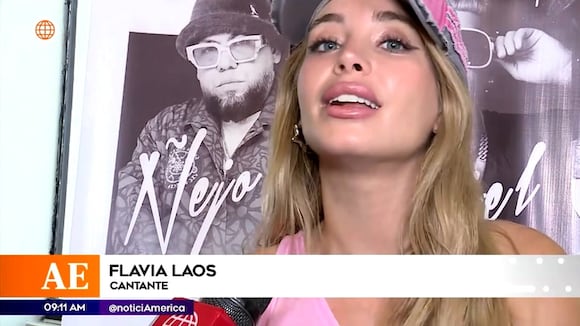 Flavia Laos desmiente nuevo romance