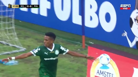Gol de Estevao para el 1-0 del Sporting Cristal vs. Palmeiras por la Copa Libertadores 2025 (Video: ESPN).