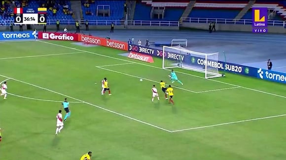 TROME |Selección peruana sub 20: Gol de Diether Vásquez a Colombia (Latina)