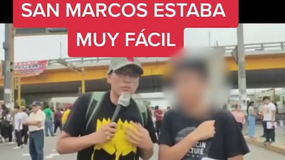 Trome | Niño confiesa que el examen de admisión de San Marcos estuvo fácil