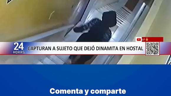 TROME - ¡Terror en Carabayllo! Extorsionador arrojó dinamita dentro de hotel, pero fue capturado