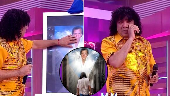 Carlos Vílchez vive emotivo momento en programa tras ser sorprendido por el día del padre: "Lo extraño mucho"