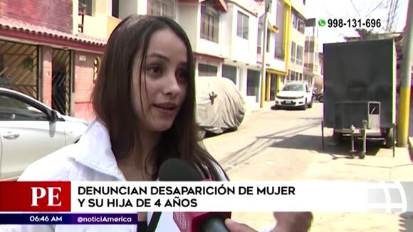Denuncian desaparición de mujer y su hija de 4 años