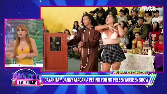 TROME | Magaly da con palo a Pepino