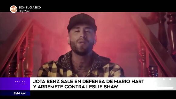 Jota Benz arremete contra Leslie Shaw