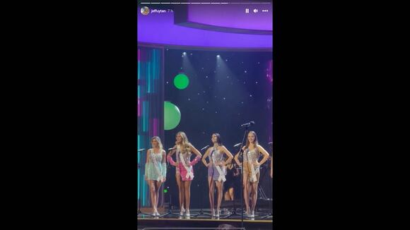 TROME | Alessia Rovegno en los ensayos del Miss Universo (Redes sociales)