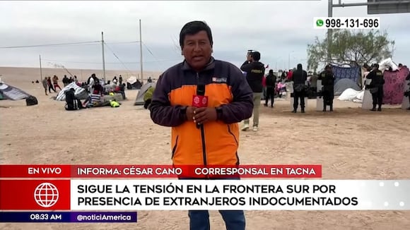 Situación en frontera con Chile