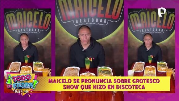TROME - Maicelo se defiende tras grotesco show en disco: “Las chicas se pusieron atrevidas conmigo y yo me dejé llevar”