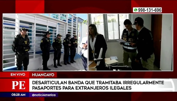 Allanan oficina de migraciones en Huancayo