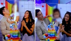 Melissa Paredes y Rodrigo Cuba se volvieron a juntar para celebrar el cumpleaños de su hija