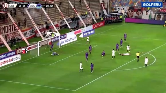 Gol de Alex Valera para el 3-0 de Universitario. (Video: GOLPERU)