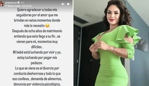 Génesis Tapia fue internada de emergencia tras ‘ampay’ de su esposo