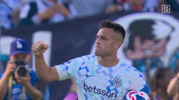 Lautaro Martínez puso el 1-1 del Monterrey vs Inter de Milan. (Video: TUDN)