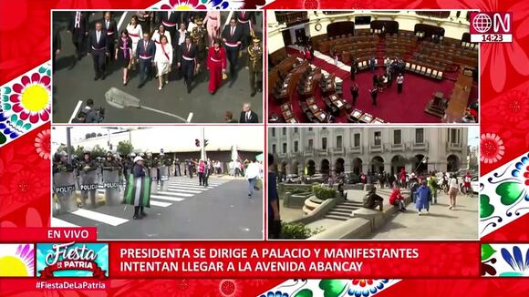 Hombre queda detenido durante protesta