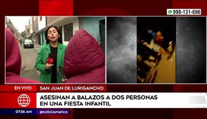San Juan de Lurigancho: Asesinan a balazos a dos hombres dentro de una fiesta infantil