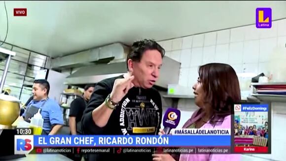 Ricardo Rondón venderá su recetario